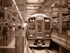 いつかの梅田駅。