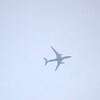 ”家から激写”⓵の上空には　”家から激写”②　東から西へ向かう飛行機発見