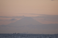 おや？富士山が見えたんだ