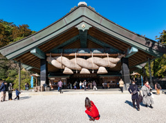 出雲大社、神楽殿