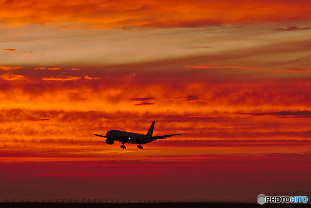 赤い空