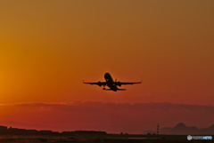 夕刻の空へ