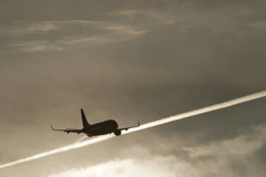 飛行機雲に乗って