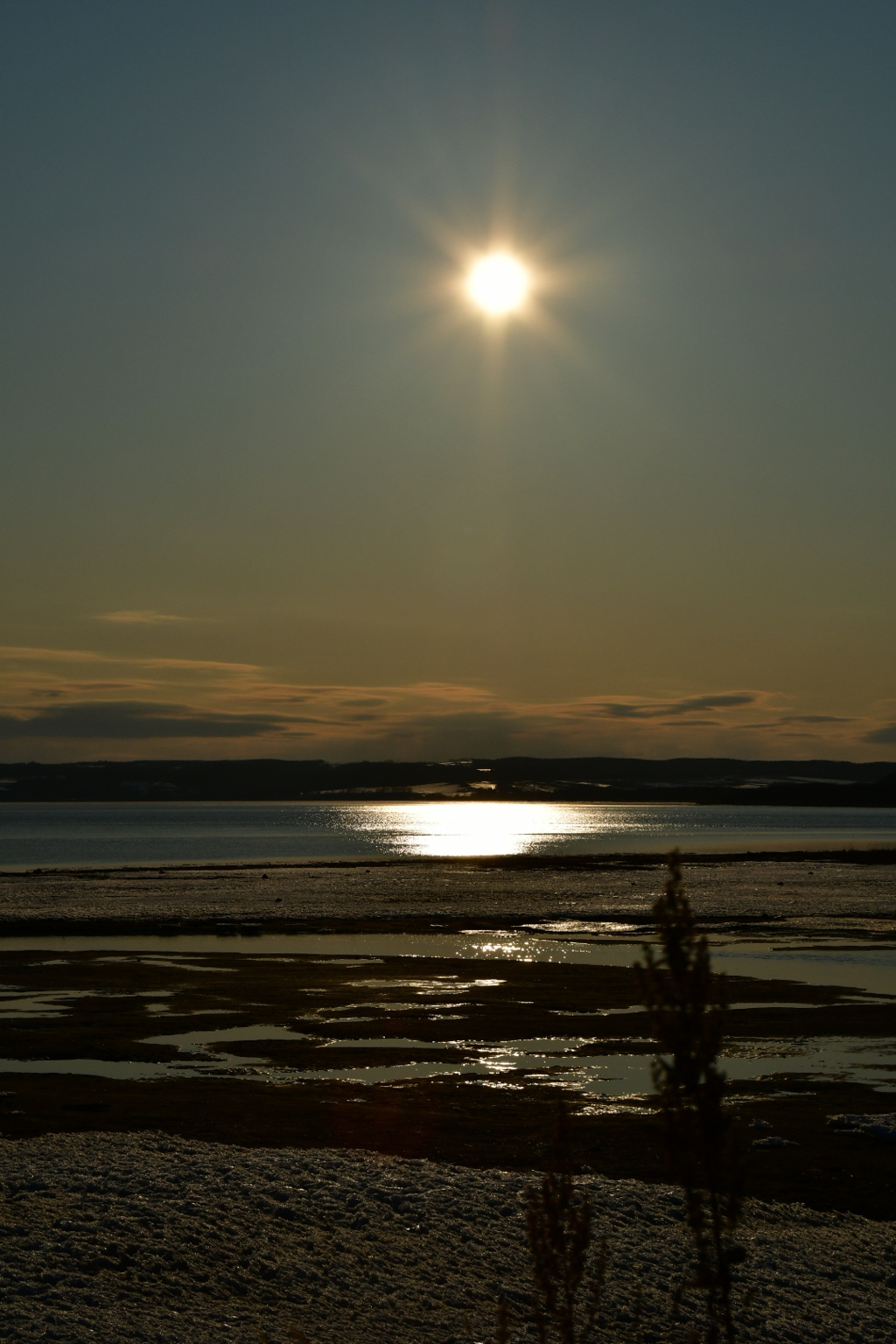 能取湖夕景