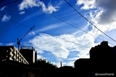 青い空、白い雲、夏の終わりの空模様pt.5