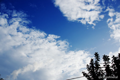 青い空、白い雲、夏の終わりの空模様pt.6