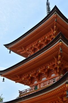 竹生島 三重塔