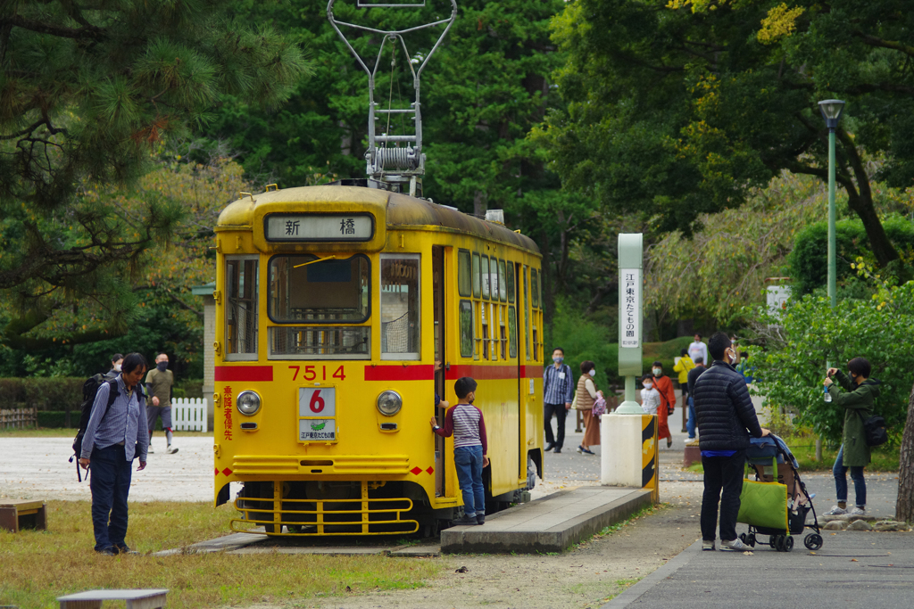 レトロな電車