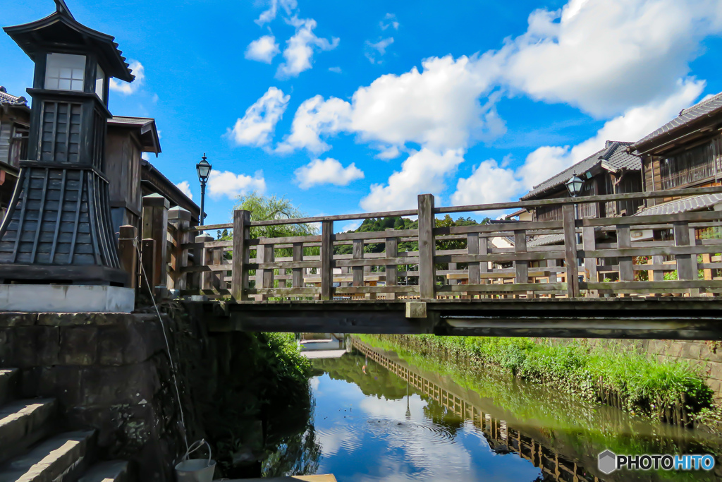 小江戸佐原の樋橋（とよはし）