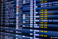3月17日、羽田空港国際線のフライトスケジュール