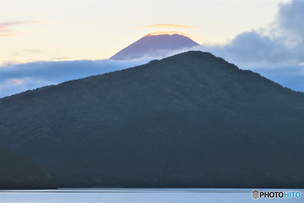 部屋から眺める富士山2