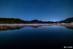 夜の芦ノ湖