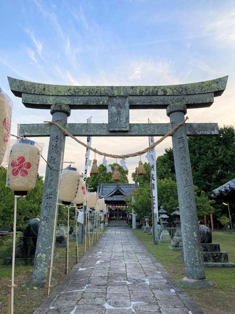 明日からお祭り