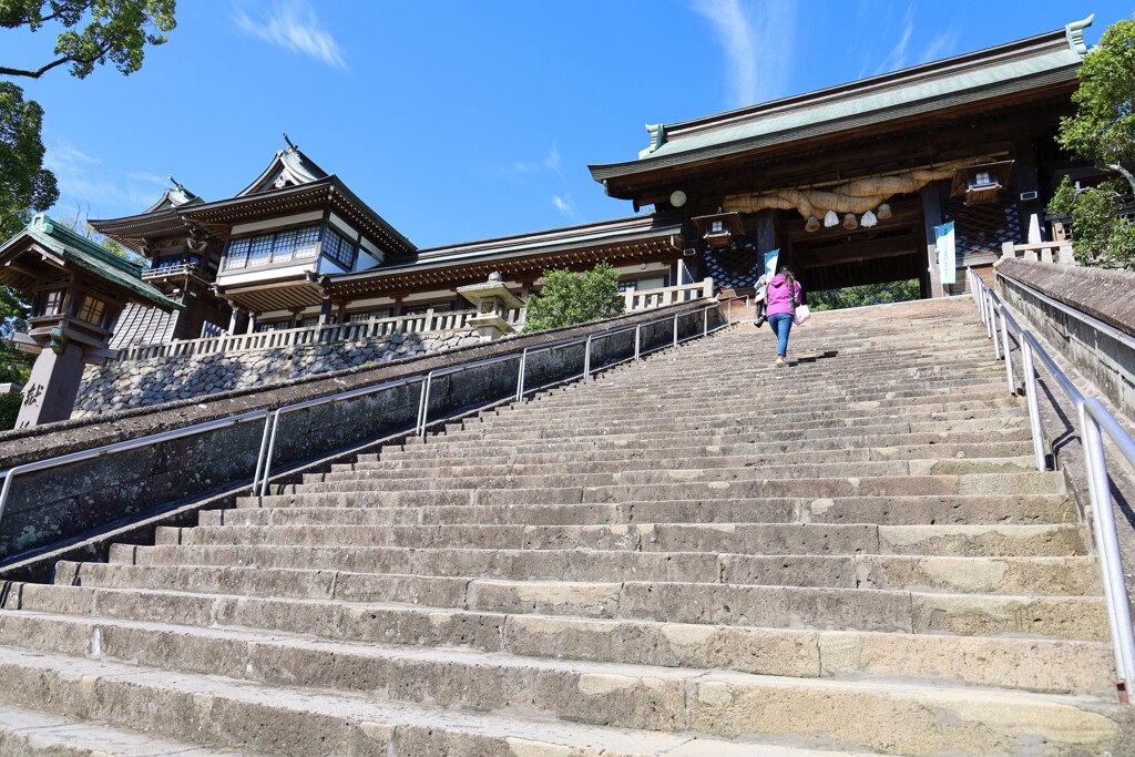 坂の街、長崎「諏訪神社」