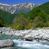 定番の松川河川敷にて