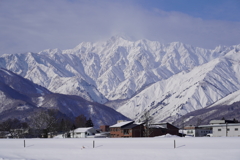 五竜岳冬