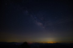 萩太郎山からのの天の河