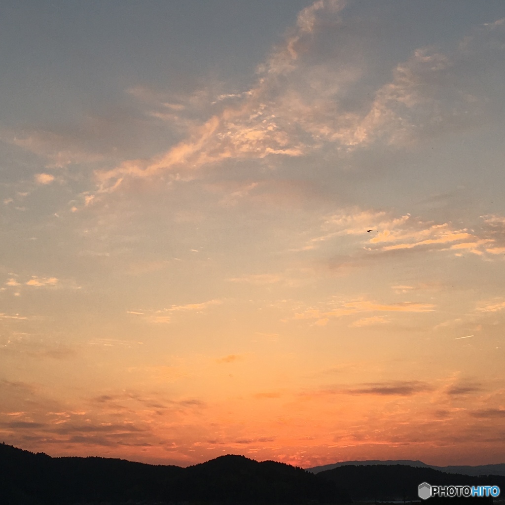 本日の夕暮れ③
