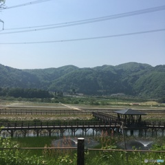 白山ろくテーマパークにて