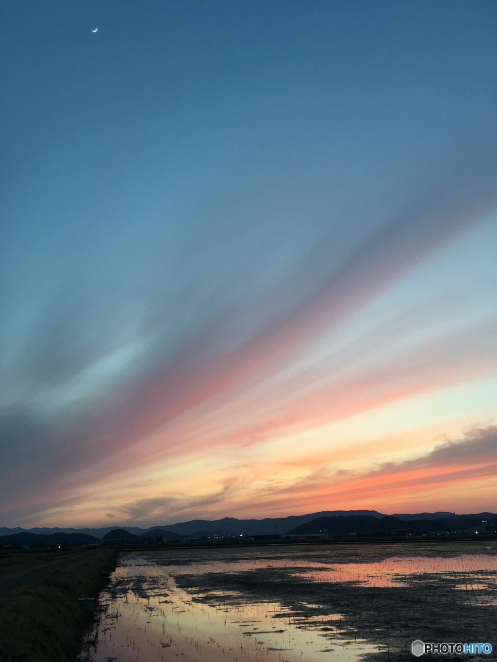 本日の夕暮れ③