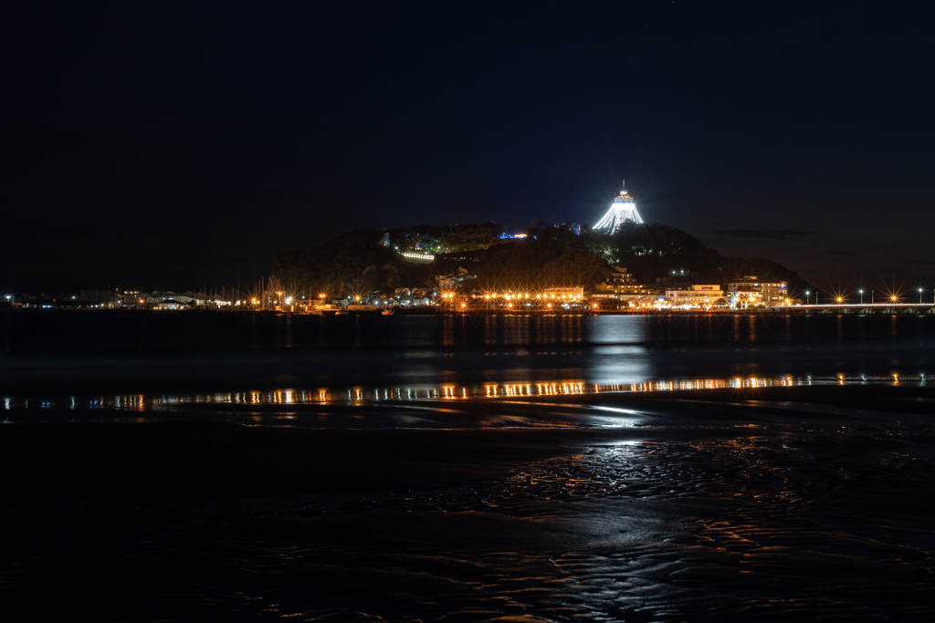 夜の江の島