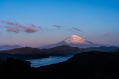 富士 輝く湖