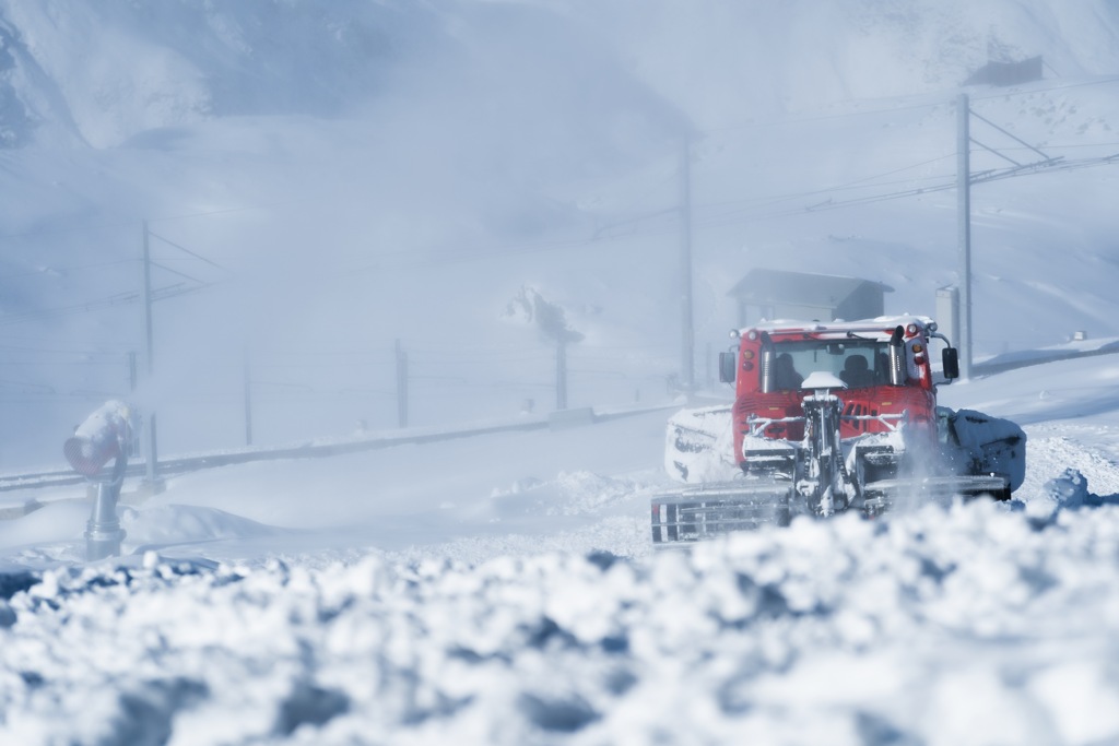 Snowplow at Gornergrat