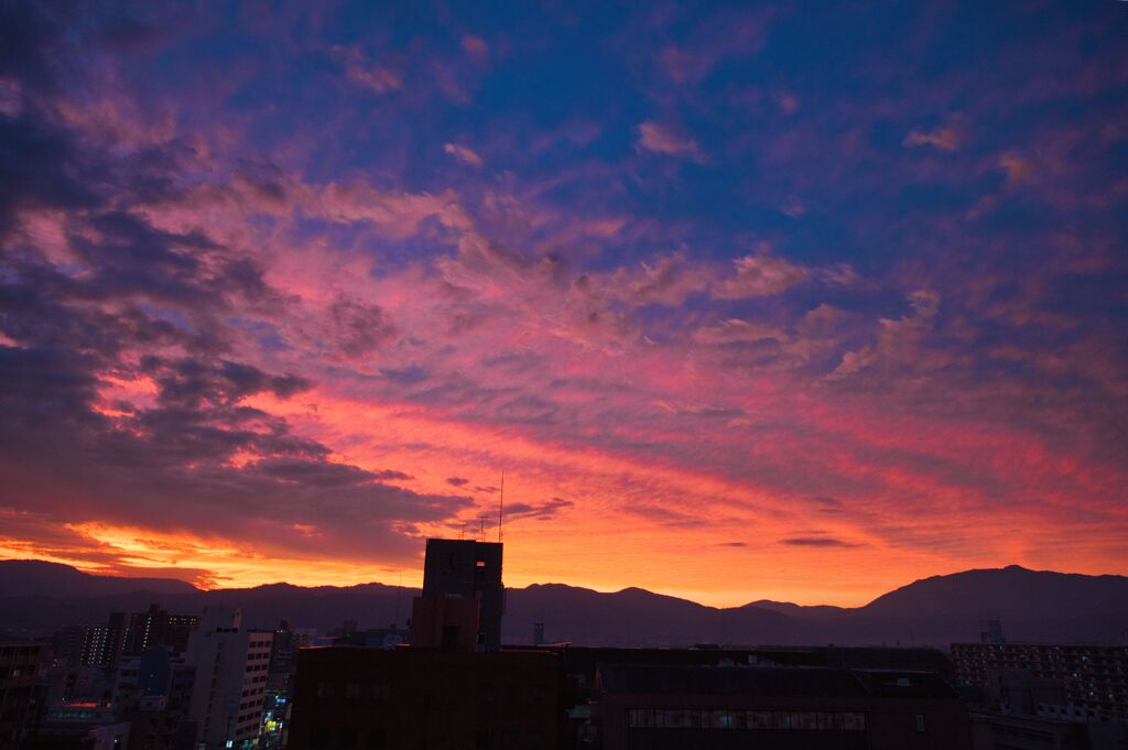 夕暮れ（2019年11月）④