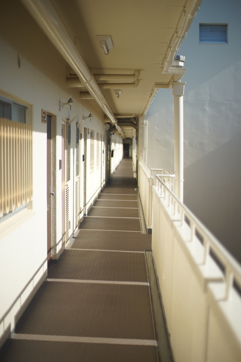 朝のマンション