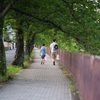 帰り道の親子