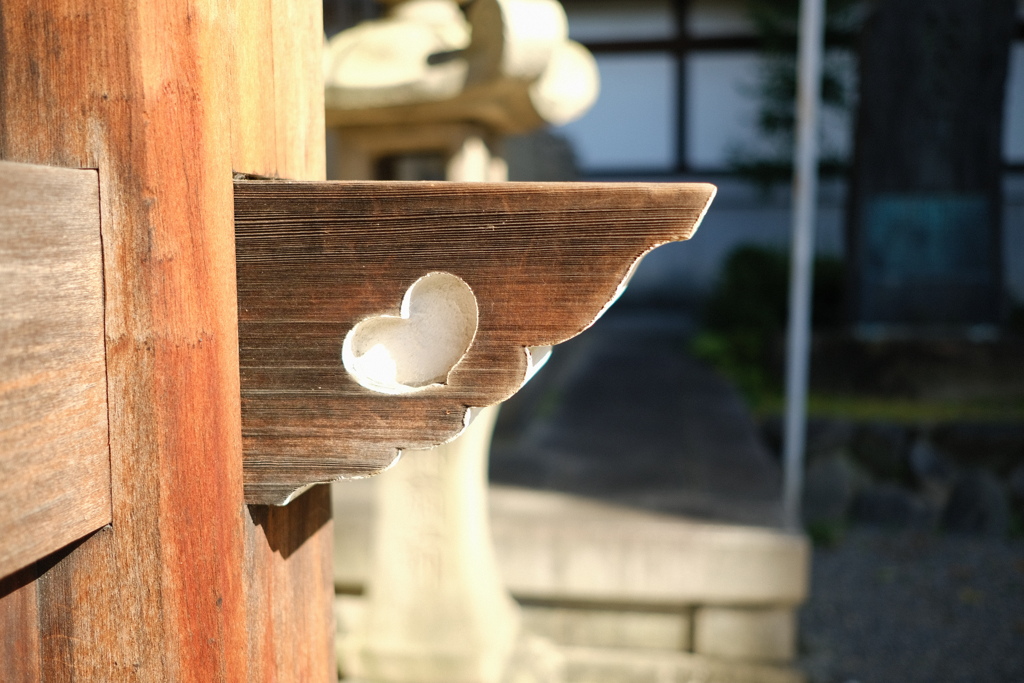 本能寺のハートマーク