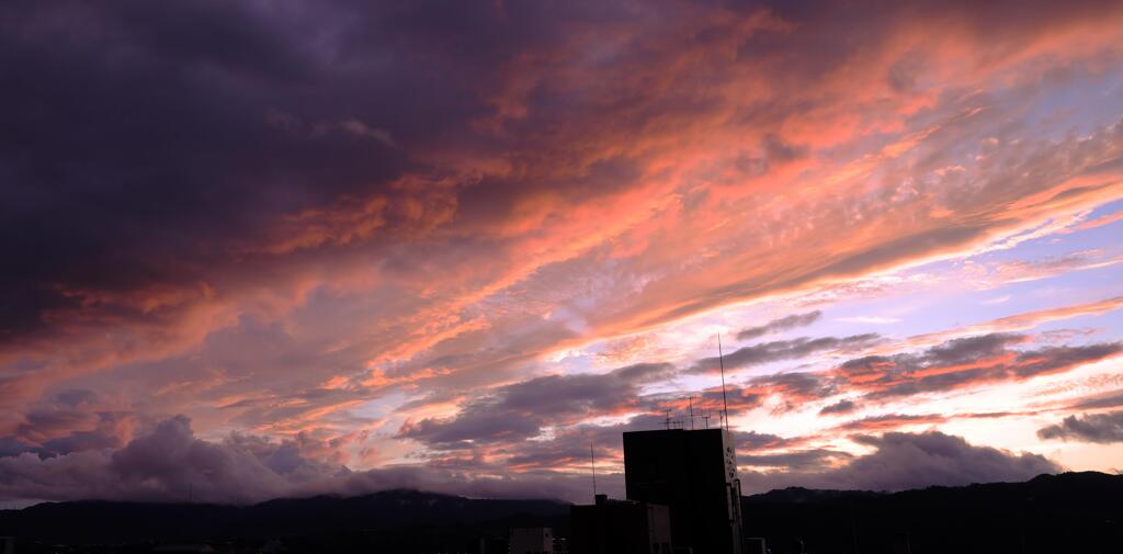 京都の夕暮れ（2020年9月）