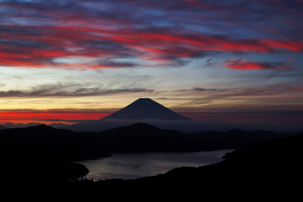 大観山の夕焼け②