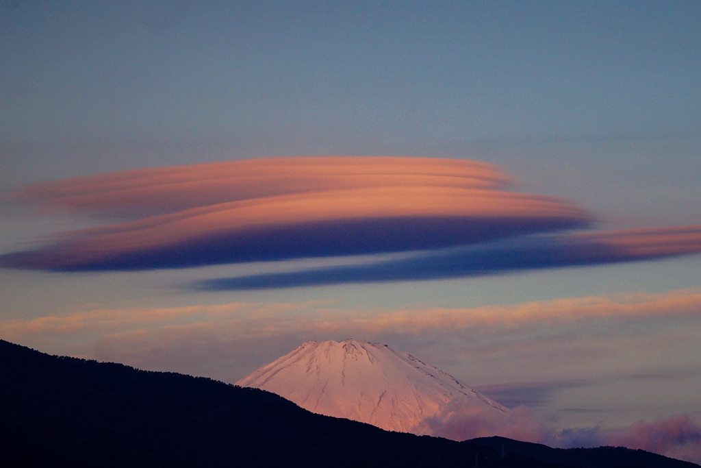 今朝の富士山