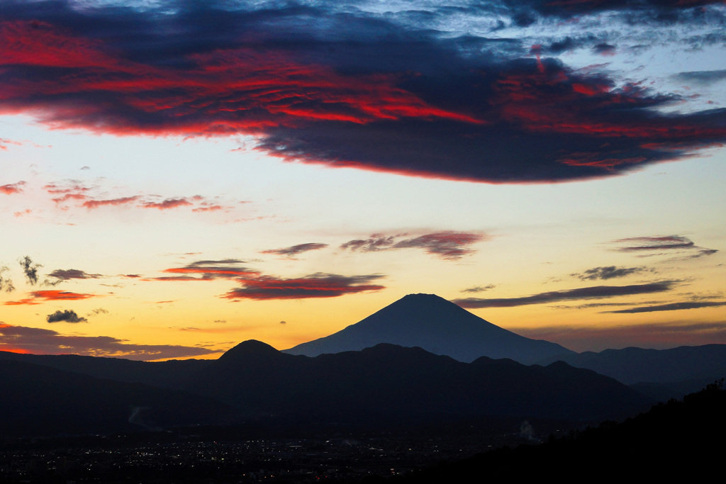 秋の夕暮れ②