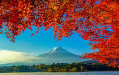 河口湖紅葉のころ①