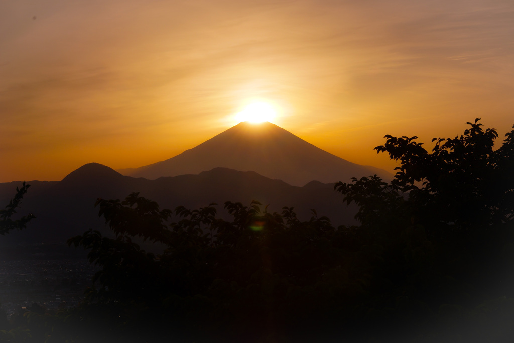 大井夢の里夕空①