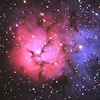 M20　三裂星雲　いて座