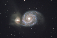 M51　子持ち銀河　りょうけん座