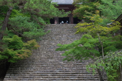 神護寺金堂への石段