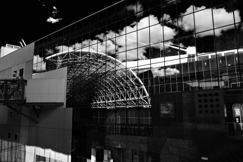 京都駅の大屋根
