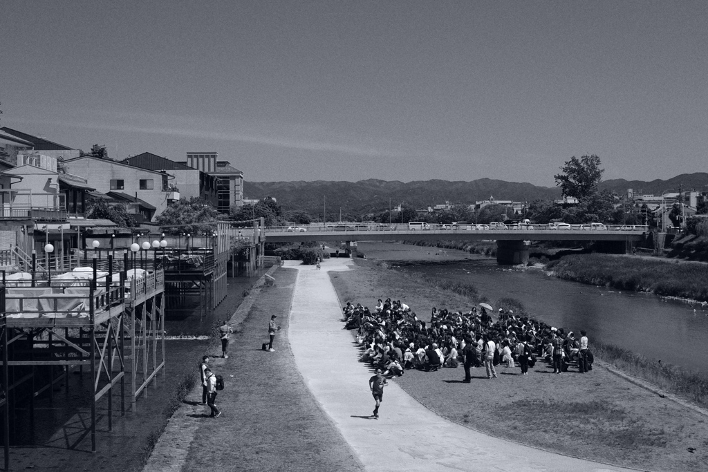 いつもの鴨川