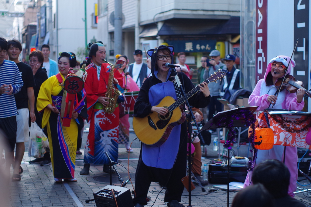 ハロウィン　路上ライブ！