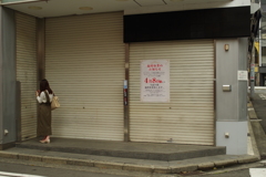 シャッターあったのね