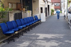 散歩中は休息しない主義です