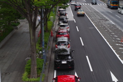 週末ショッピングへの道