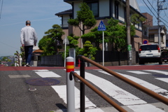 坂のてっぺん、分かれ道