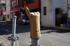 小指立ってます
