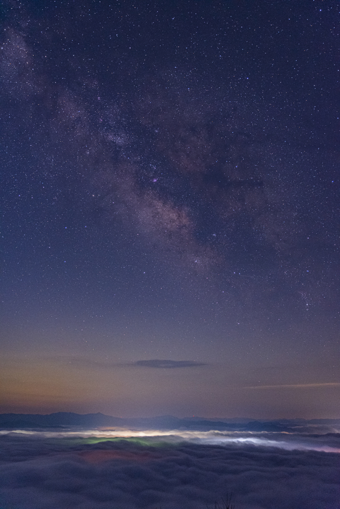 雲海と星。②