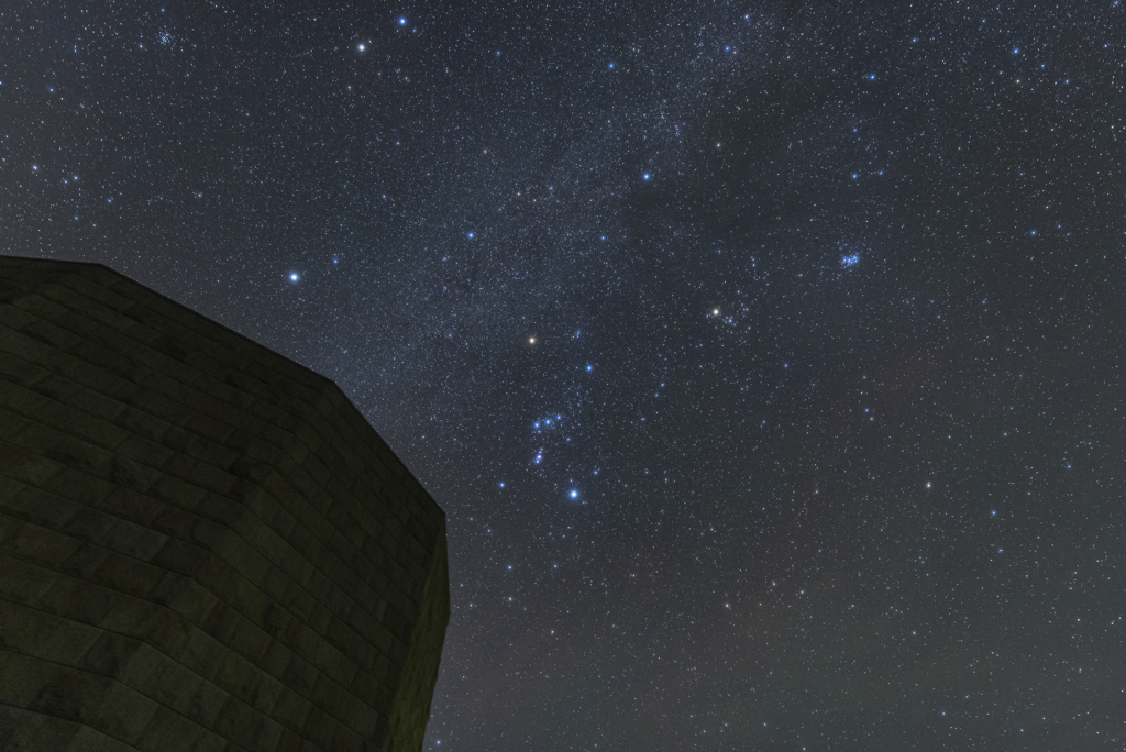 県境で星。